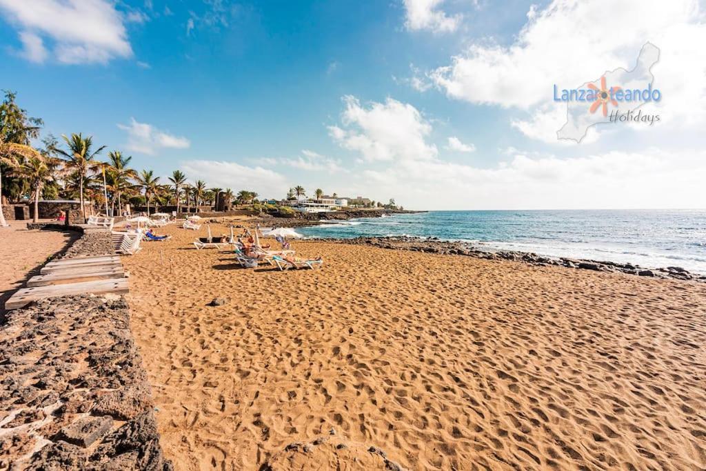 Casa Patty, Piscinas Climatizadas, Primera Linea Costa Teguise Exteriér fotografie
